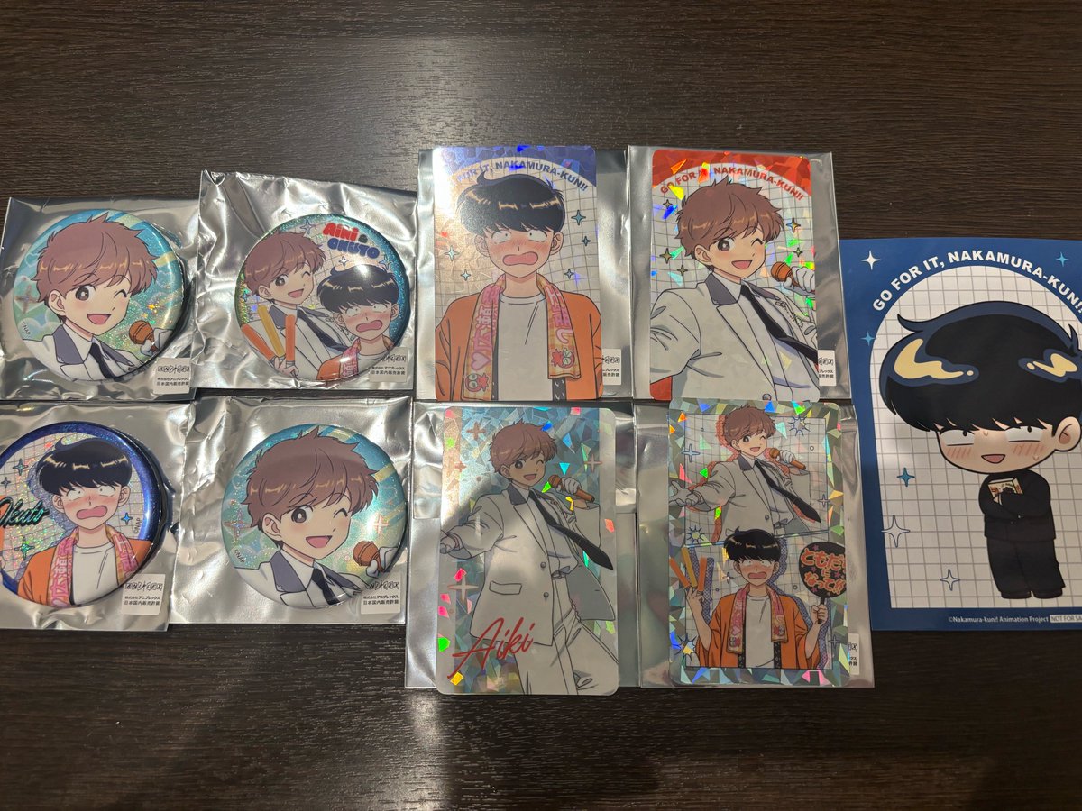ガンバレ中村くん POPUPで購入したグッズ開封した！ 缶バッジの広瀬
