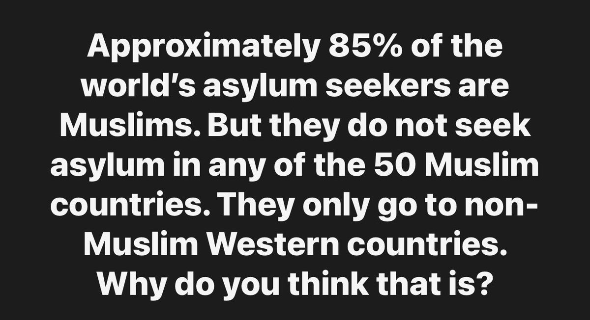 BGatesIsaPyscho's tweet photo. Why?

It’s called Hijra - Migration Jihad - An Islamic Obligation to expand &amp; conquer.

Aided of course by Politicians employed by Globalists seeking to destroy the Western Way of Life. https://t.co/4VzDQWXp4u