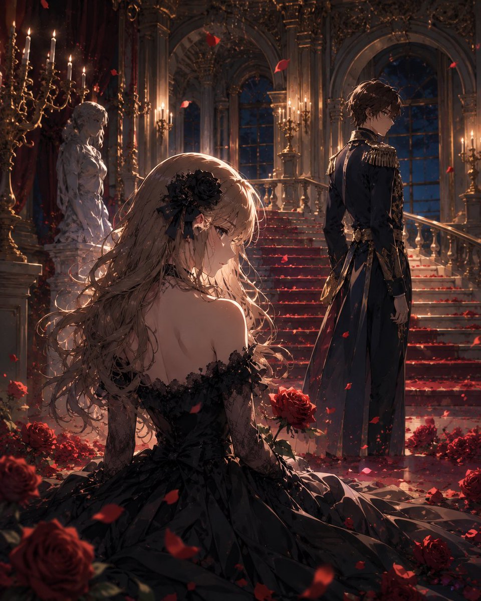 leon69mattari's tweet photo. “Les roses tombent, mais leur beauté demeure.”

#AIArt #AnimeArt #Rose #FantasyArt https://t.co/utFV20i6X6