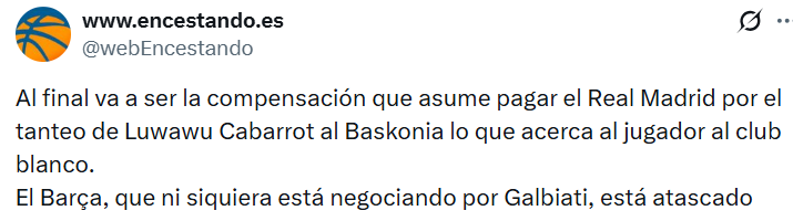 gutxes's tweet photo. @ErentxunJauna @dambala00 Casualidad, leo esto. 

De todas formas, cansa muchísimo. Lo siento, no sé qué hay de cierto y qué no, y sé que @baskonia no puede andar así todo el día, pero estaría bien que "callasen el ruido" de una vez por todas. https://t.co/wFGVISMx0j