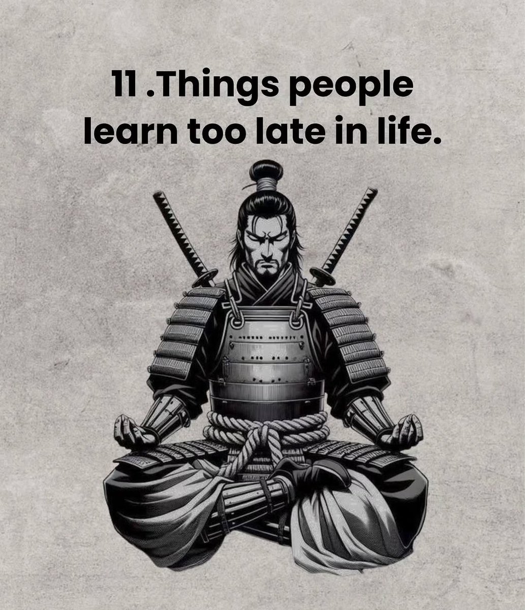 PsycheWizard's tweet photo. 11 Things people learn too late in life: 

- thread 🧵 https://t.co/qoqMDWm3qF