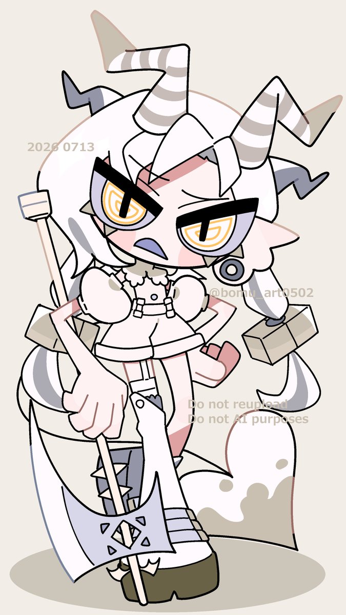 bomu0502's tweet photo. 白い悪魔くん https://t.co/w6R3mCVEvt