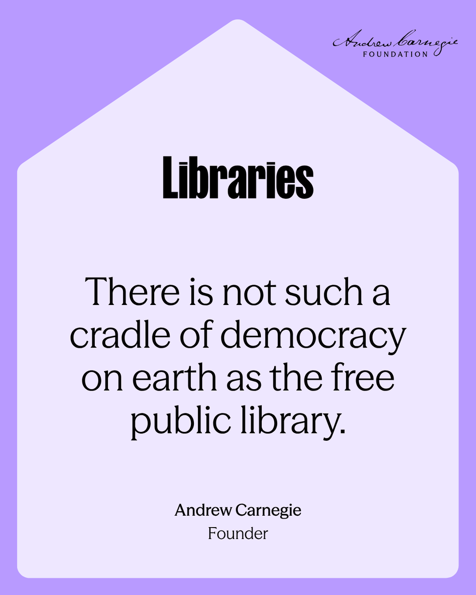 Andrew Carnegie Foundation tweet media