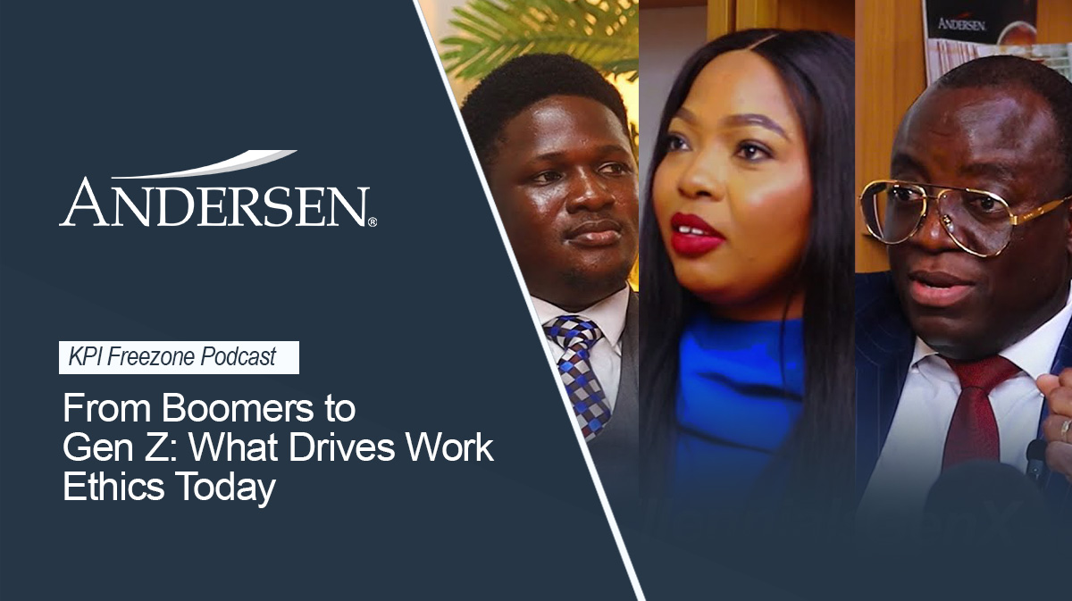 AndersenNigeria's tweet photo. Workplace values are evolving and each generation brings unique strengths to the table. In this episode of the Andersen KPI Podcast, we explore what lessons we can all learn to thrive in today’s dynamic workplace.
Watch!!
https://t.co/OvzZokV4cR
#WorkEthics #AndersenNigeria https://t.co/IBZ0l5D14c
