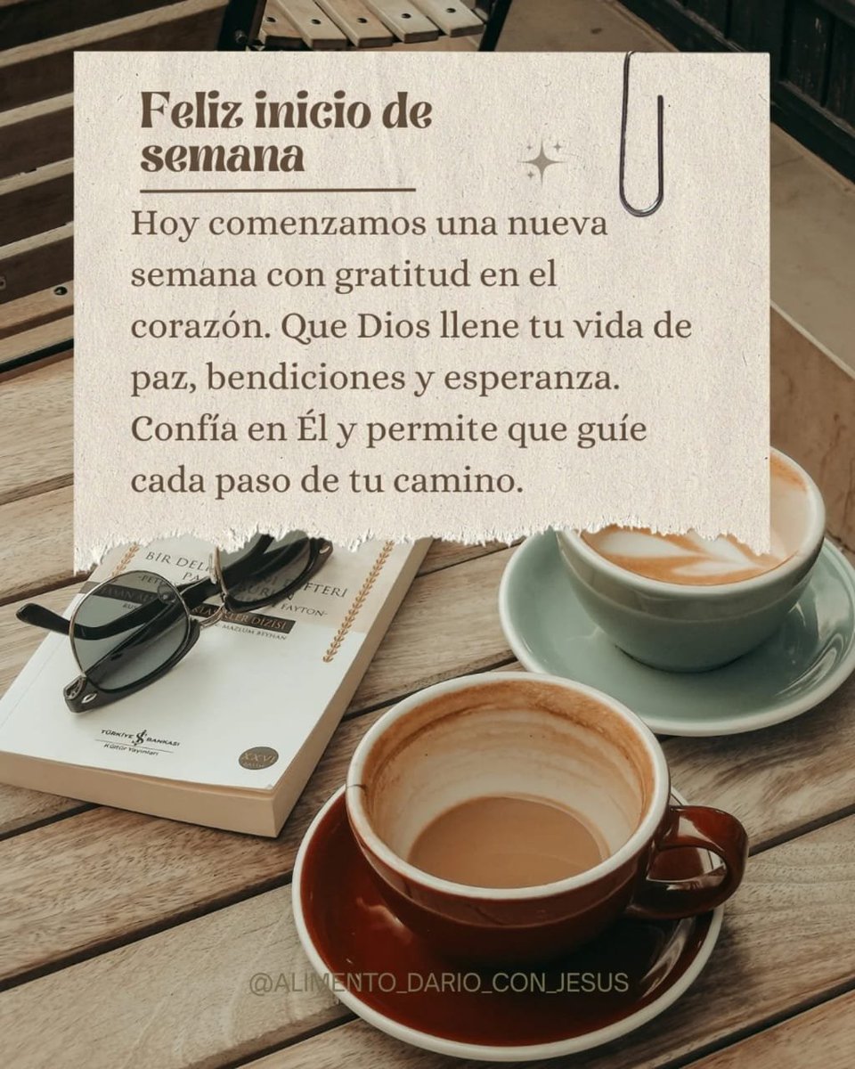carmensanchez53's tweet photo. Iniciamos esta nueva semana con decisión y ánimo renovado, que sean muchas las oportunidades y los logros también. 🤗
Buenos días 🤗 https://t.co/gSoxCQ89uS