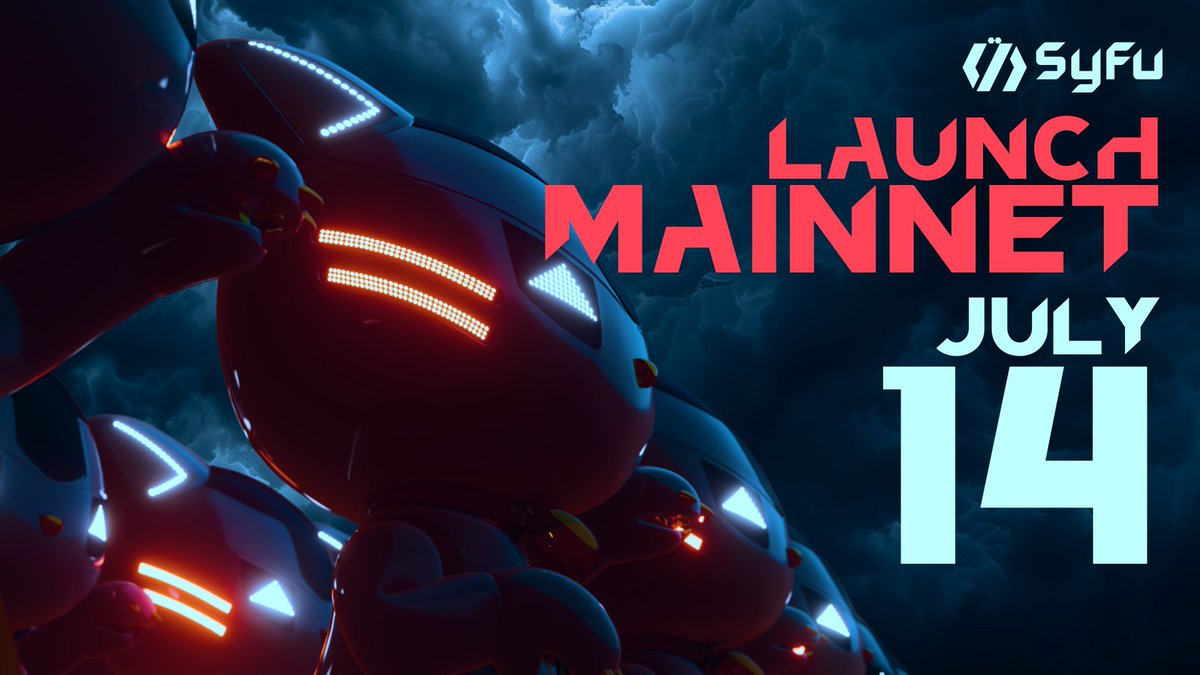 syfujapan's tweet photo. ◤ SyFu Mainnet β ◢
7月14日、SyFu Mainnet β Launch.

日常の決済データを、
ゲーム体験へ。
デジタル資産へ。
将来の信用へ。

MANEKINEKOを育て、
Breedで次の世代へつなぎ、
Marketplaceで循環が始まる。

“Pre-Mainnet参加者”として
この始まりを迎えられるのは、今だけ。

The first circulation begins.

参加準備はリプライへ👇

#SyFu #GameFi #DePIN