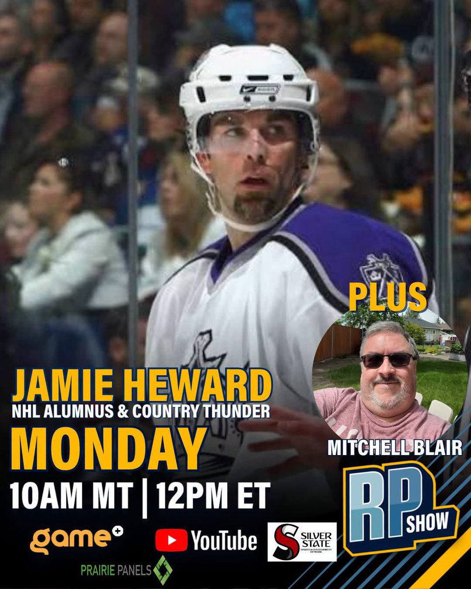 RodPedersenShow's tweet photo. ๐จ LIVE TODAY on the #RPShow! ๐จ
ย
๐ Former NHLer Jamie Heward
๐ Mitchell Blair joins Rod to recap #CFL Week 5
ย
๐
Monday
โฐ 10 AM MT | 12 PM ET
โถ๏ธ Watch LIVE:
https://t.co/Q2vkqEj3gR
๐บ @GamePlusNetwork (streaming)
๐บ @silverstsports 6PM PDT
๐ป WQVZ
Guests by Prairie Panels https://t.co/2YsFXkDm3G