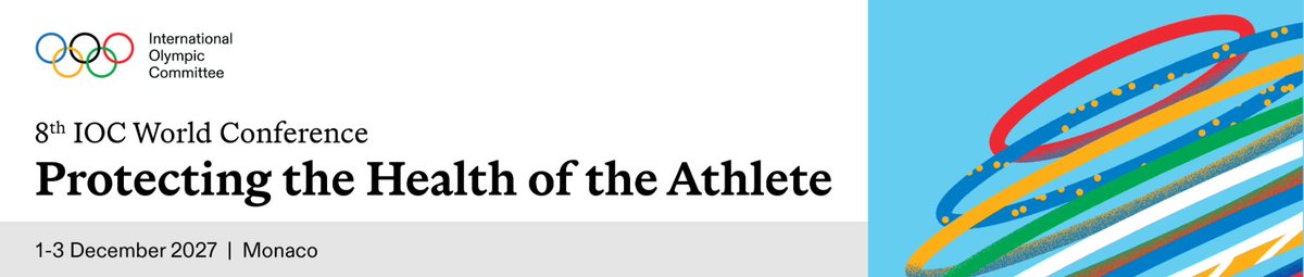 RoaldBahr's tweet photo. 📢 Call for Proposals now open! Help shape the program of the 8th IOC World Conference – Protecting the Health of the Athlete, Monaco, 1–3 Dec 2027. Keynote lectures, symposia, debates — send us your best ideas. ⏰ Deadline: 1 Oct 2026 👇
 https://t.co/yXnqEggp9S
Mark the dates! https://t.co/XrvuXiM43x