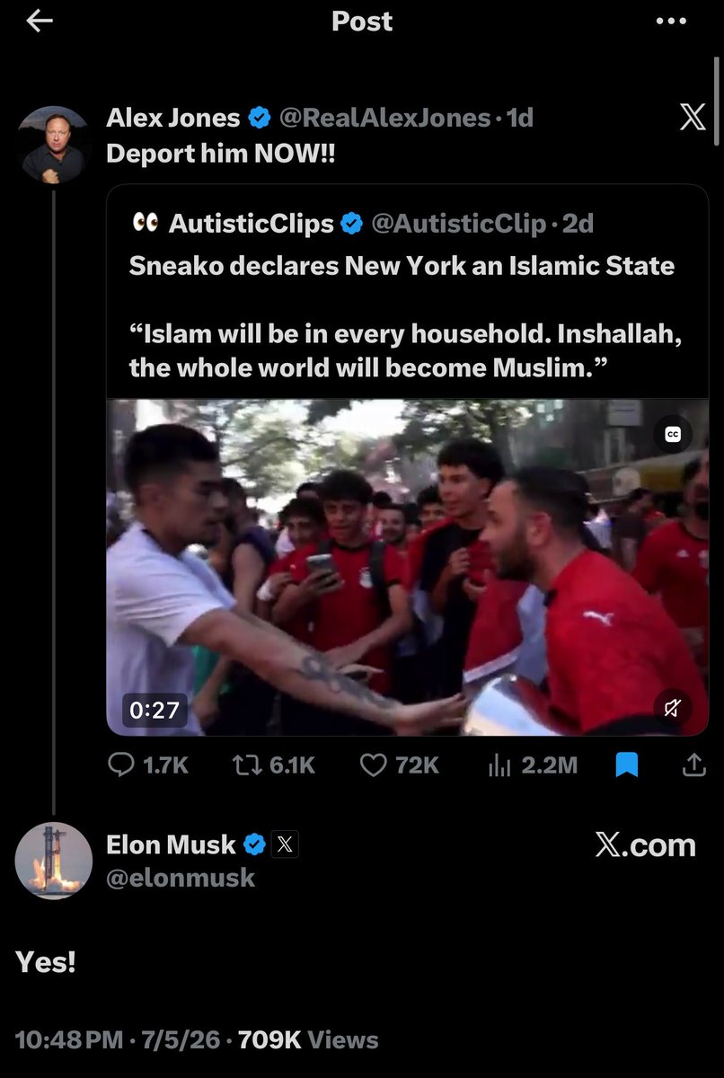 LauraLoomer's tweet photo. In 2 months, many eyes have been opened since my viral post about Sneako’s use of streaming on X. 

Thankfully, @elonmusk is now calling for Sneako to be deported! 

Thank you, Elon!!!!! https://t.co/Kw6CxeUyY1