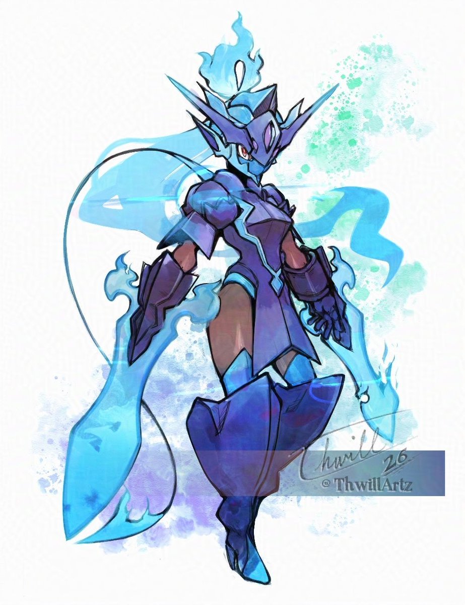 ThwillArtz's tweet photo. [COM] Ceruledge Burst — ソウブレイズ https://t.co/EjpCFpQEL4