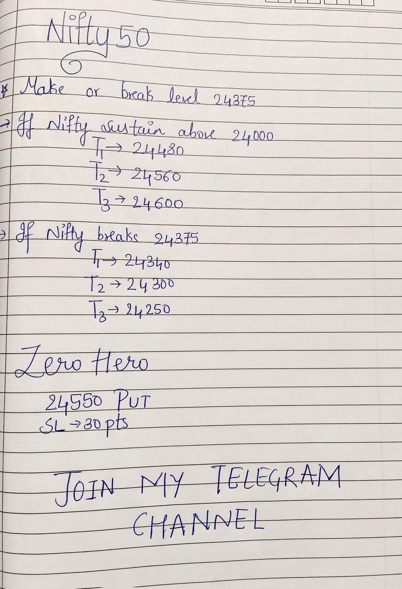 AngelBanknifty's tweet photo. Nifty 50 key Levels to focus for expiry 

Link:- https://t.co/3xVYh03rMa 

#Nifty #keylevels #BankNifty #Nifty50 #Sensex  #FinNifty #OptionsTrading #ShareMarket #Trading https://t.co/YATDqeo5AF