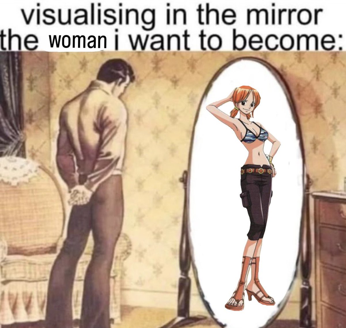 HauntingUrHouse's tweet photo. everyday i yearn to serve nami vibes https://t.co/egQViaVE7u