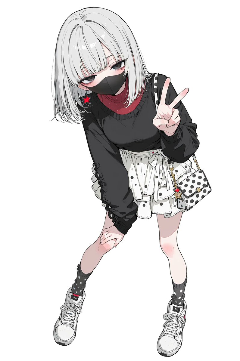 yakekusoA's tweet photo. むむ！地雷感が薄れて可愛いな！
#月城黒音　＃うちの子 https://t.co/vucXjTRTPU