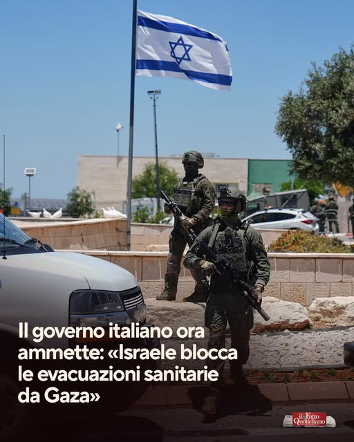 serebellardinel's tweet photo. "Siamo Paese che ha salvato più vite dal #GazaGenocide‌",diceva #Tajani a settembre scorso parlando di 181 bambini accolti in Italia da Gaza! Adesso è costretto ad ammettere che #Israele blocca evacuazioni sanitarie a #Gaza,anche se si guarda bene dal dire che #Italia è complice! https://t.co/8LPc2WGY9U
