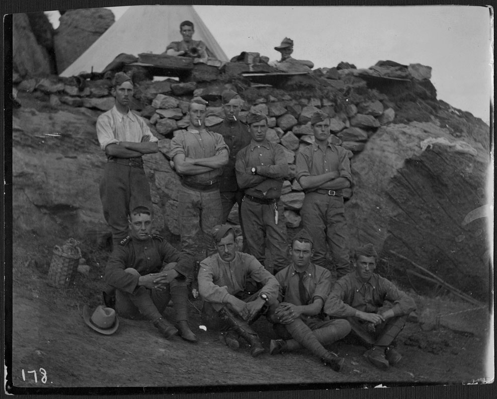 CanadasMiliHist's tweet photo. New Brunswick soldiers, Boer War, 1902.

Both the 62nd Regiment St. John Fusiliers and 71st York Regiment contributed volunteers for the Canadian Contingents during the South African War.

Please visit https://t.co/R0tTi8ypRc for much more about this topic.

#Canada1899to1902

https://t.co/crCcbOtvQa