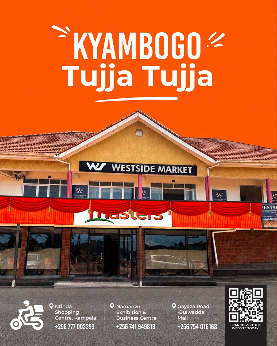 MastersUG_4's tweet photo. Something exciting is coming to Kyambogo! 🎉

A new Masters Supermarket branch is opening soon. Get ready to shop for all your everyday essentials, now even closer to you.

In the meantime, visit us at our Ntinda, Gayaza Road, &amp; Namanve branches.

📞 +256 777 003 353

#MastersUg https://t.co/4Q2xuElHzJ