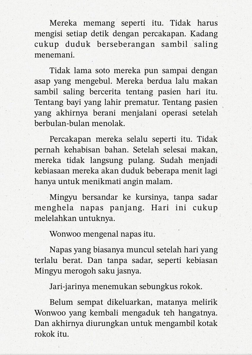 allmilove's tweet photo. • White Coats •

Inget Dokmin itu aslinya perokok, dan Dokwon punya caranya sendiri buat bikin pacarnya itu berhenti tanpa memintanya langsung. Instead he does it in the gentlest, most loving way he knows 🥰 https://t.co/Sjfb8mn4uD