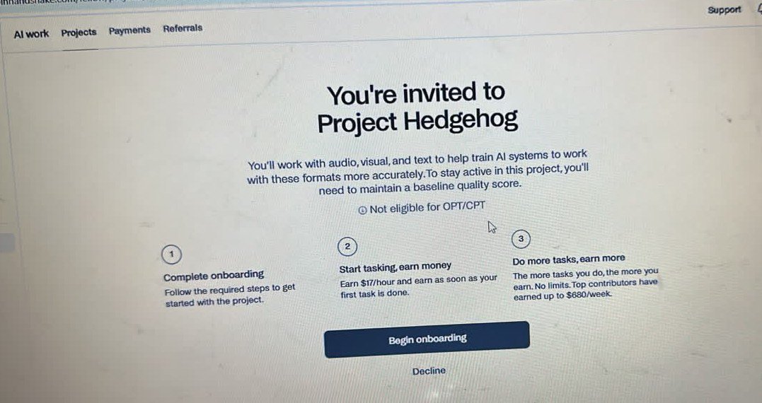 Lfgdeep's tweet photo. If Outlier like make them change assessment 5x in a week, we actually deserve it.

To the point of posting hubstaff timer hack on social platforms, I've never seen such level of stupidity.

DM let's register and get you started on HANDSHAKE 🤝 

US ONLY https://t.co/tpFGu6VBAu