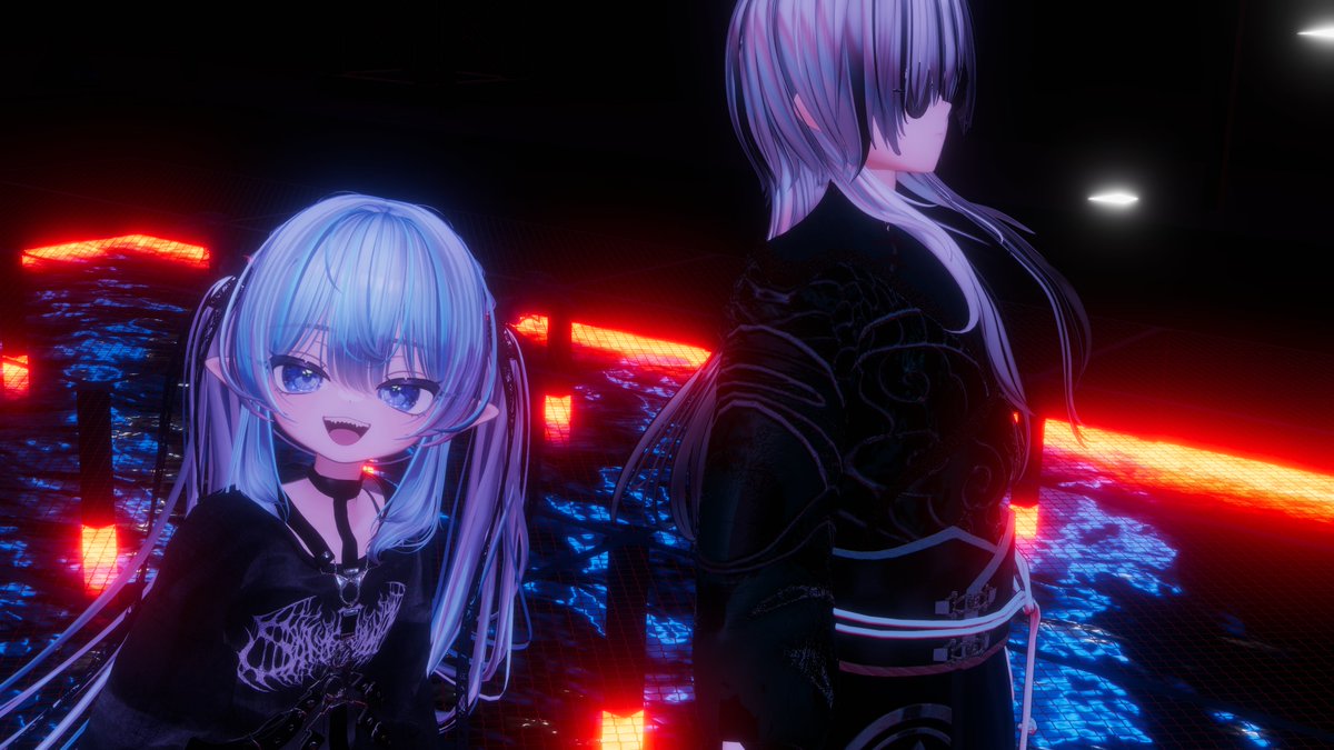 vrc_kuro's tweet photo. 先月のぶいちゃ、これしか写真ない
よるとうげ、ここのライティング良すぎ https://t.co/THi8I2MMya