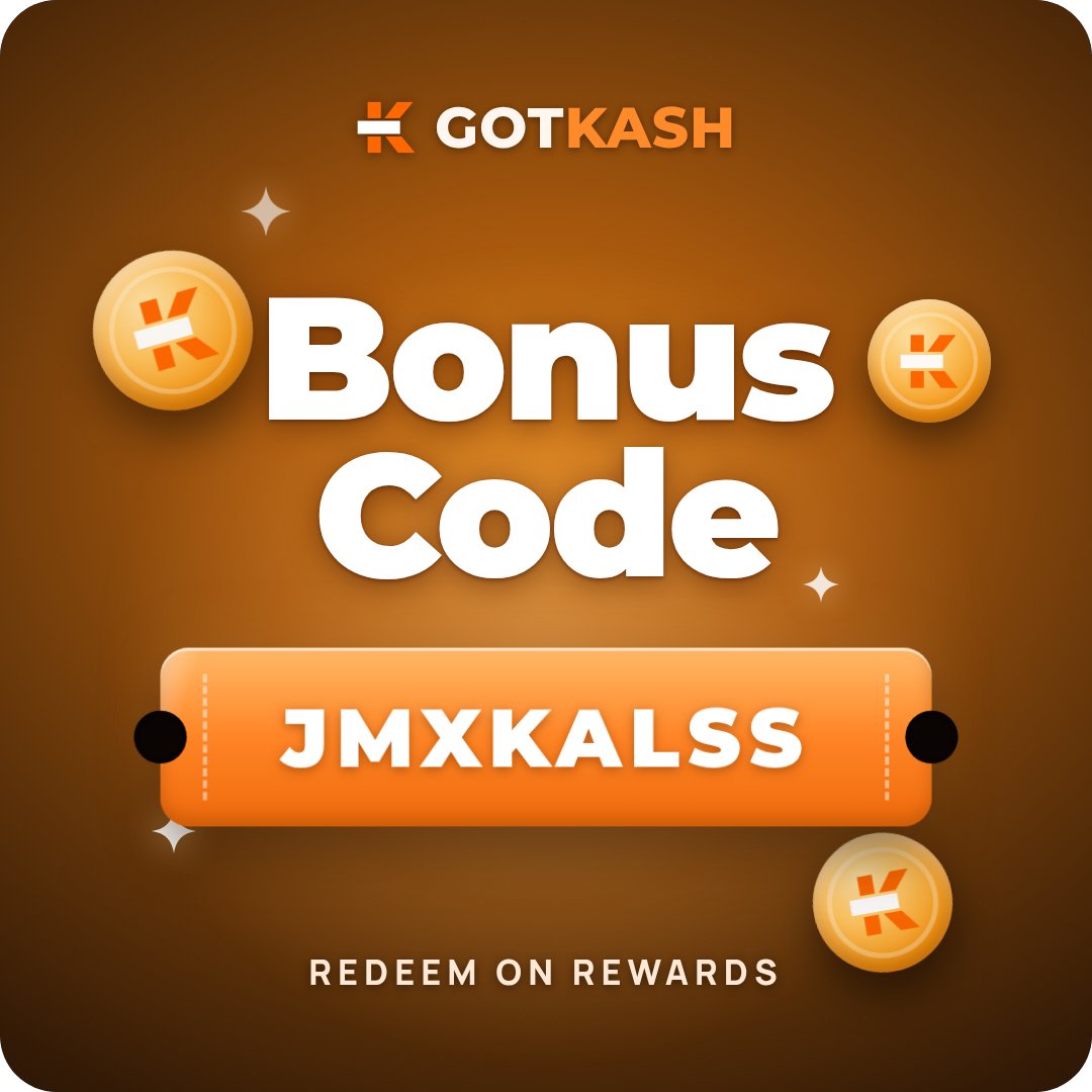 gotkash_com's tweet photo. Here is a bonus code for you! https://t.co/V70wyM51KI