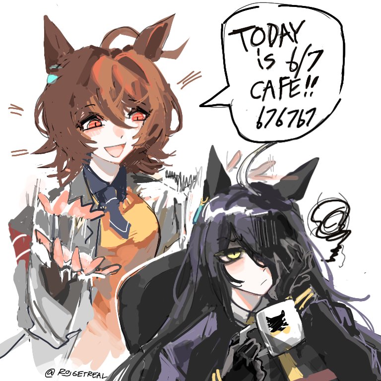 ROJGETREAL's tweet photo. Today is...
#umamusume https://t.co/sCNZQ6D2c0