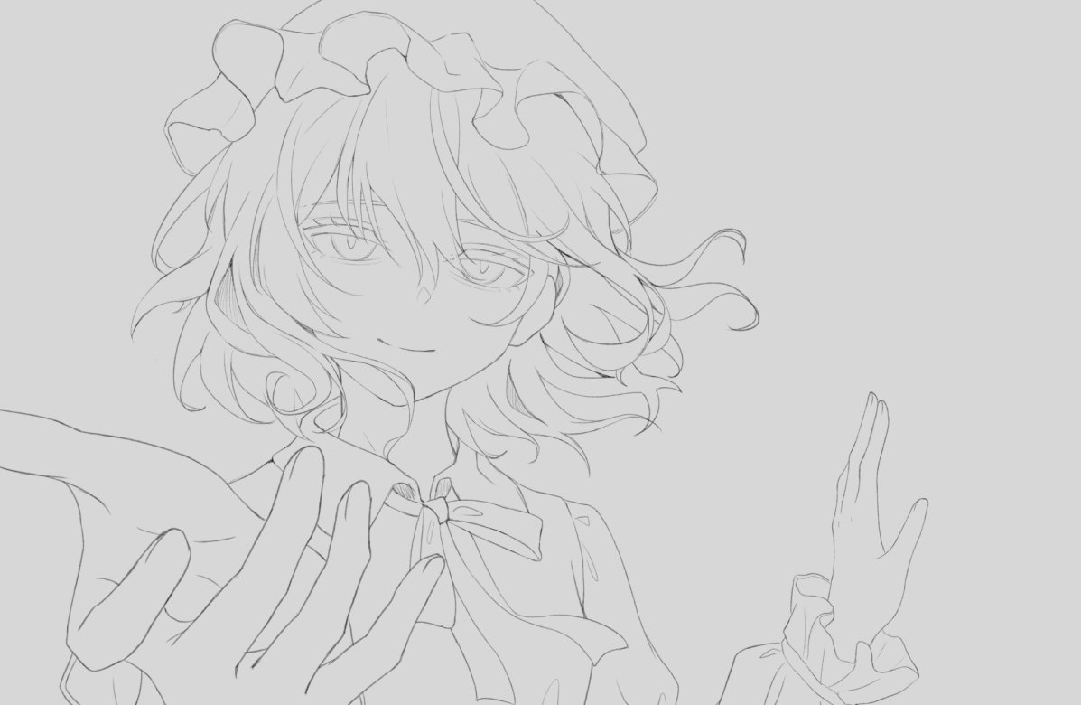 S_Septet's tweet photo. 線画楽しい https://t.co/NFQn0Q3Pni
