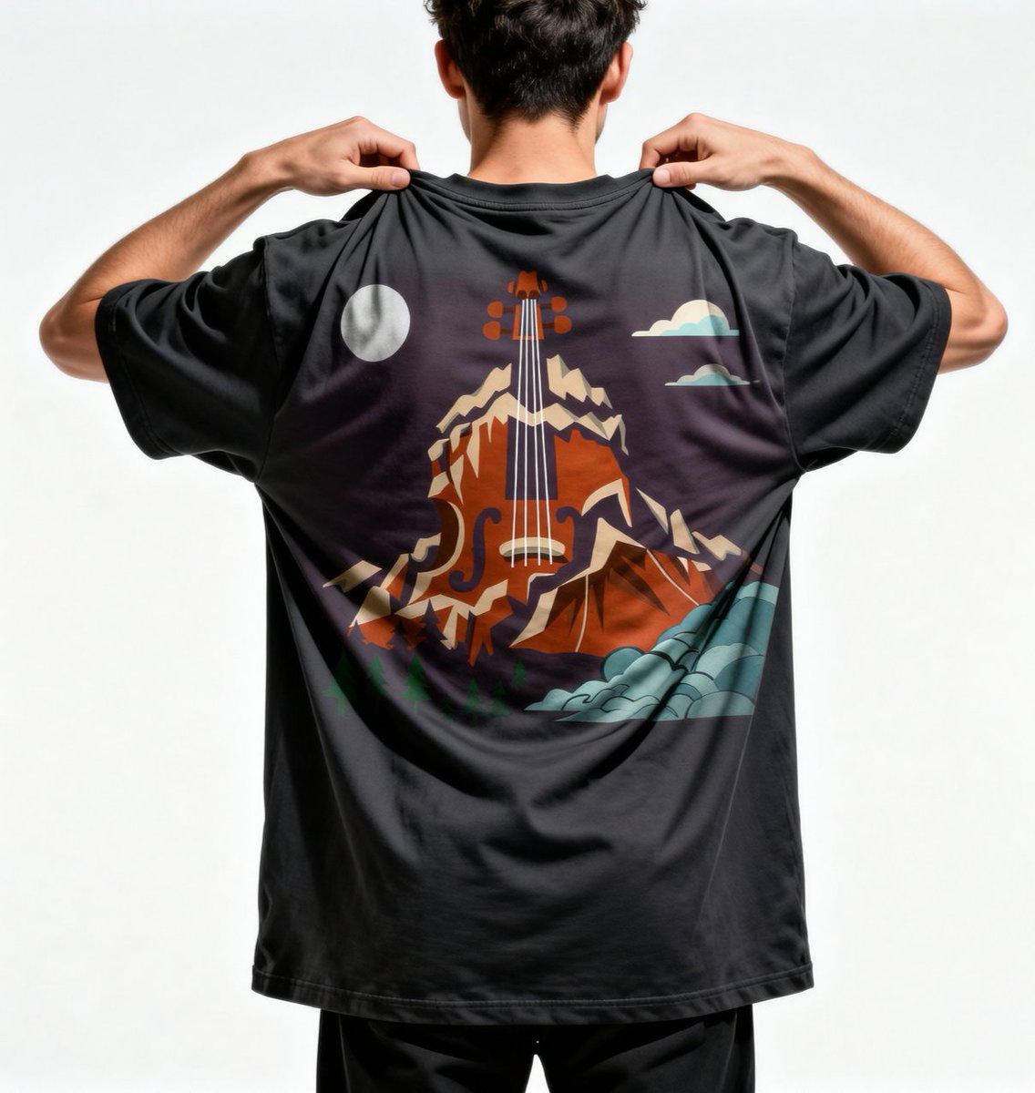 lunarpattern's tweet photo. Soundscapes 🎻🗻
Music Merges with Nature
Surrealist landscape illustration  dramatic mountain range with violin strings running through it.

#printdesigner  #SurfacePatterndesigner #TextileDesigner #tshirtdesign
#illustration https://t.co/40Rkf8pZ2m