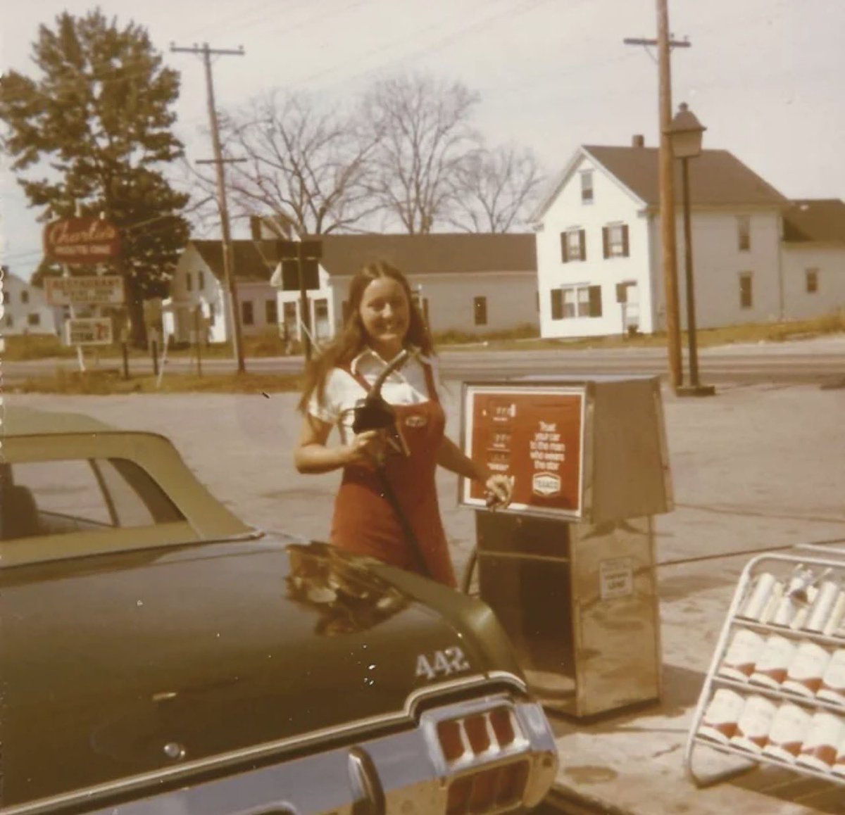 info_maiden's tweet photo. Back when Whites worked at and owned the gas stations and women could work a job like this because America wasn’t filled with people who want to kill them. https://t.co/D9pPFBa87Y