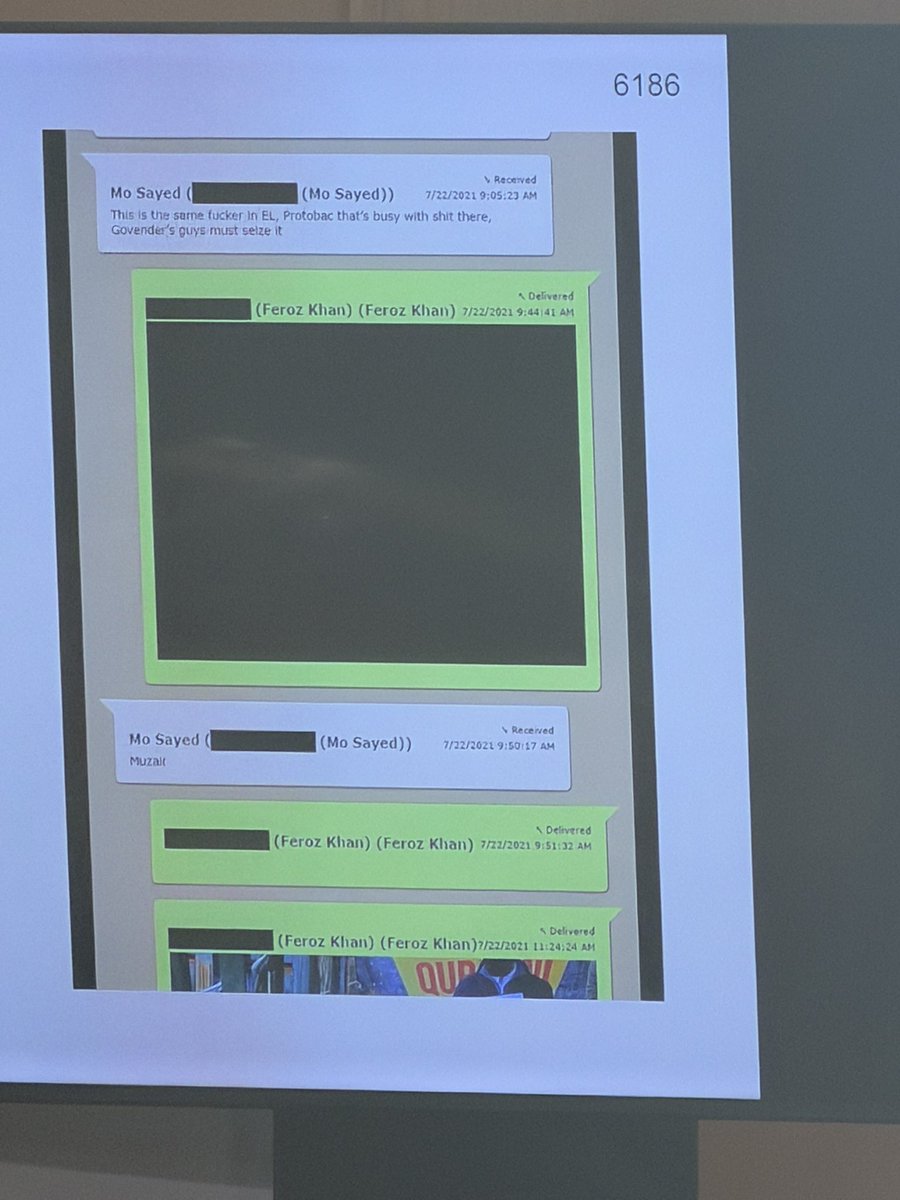 KayaNews's tweet photo. Advocate Chaskalson says the WhatsApp exchanges suggest that Mo Sayed asked Feroz Khan to target competitors in the tobacco industry, specifically a company called Protobac.

#KayaNews #MadlangaCommission TT https://t.co/P711Qk6fxm