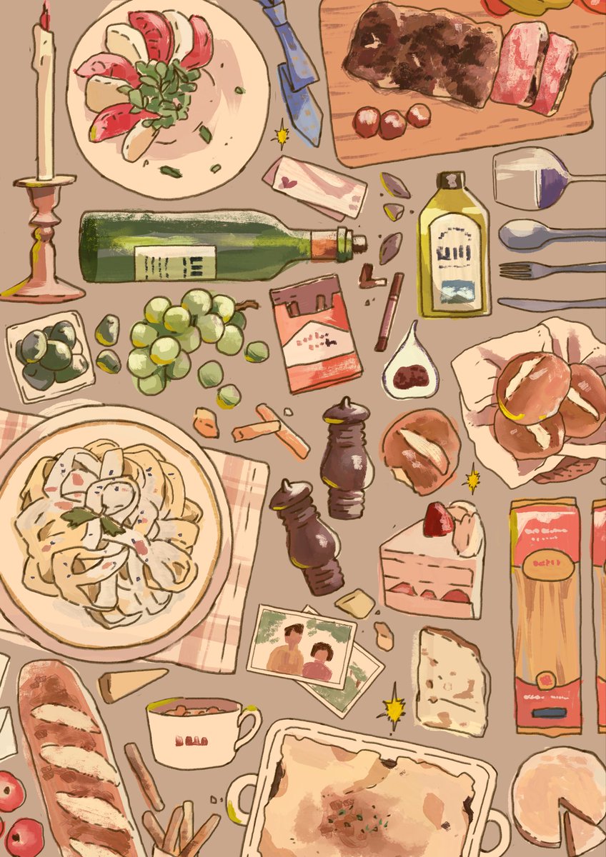 pmzi9944's tweet photo. 🍽️

#イラスト https://t.co/CydhRt8lkj
