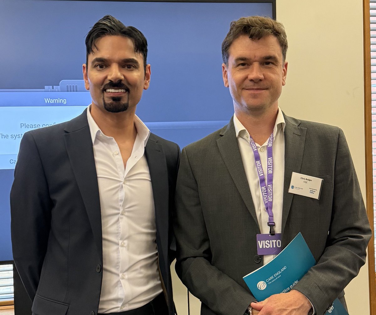 AstonBrooke's tweet photo. Last week, our Directors Ray Purewal and Kashif Majeed attended the Parliamentary launch of Care England’s Good Practice Guide on preventing choking deaths among people with learning disabilities, hosted by MP Greg Stafford. https://t.co/GKQQrQKedP