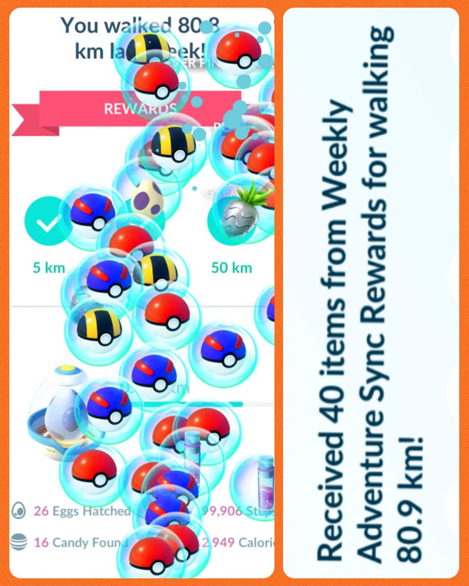 KamikeoPoGo's tweet photo. 😁

… 👊🏾🐻 GRIND! 
#AdventureSync #AdventureSyncRewards #WeeklyProgress
#PokemonGo #PokemonGoApp https://t.co/6VSz0Be9zK