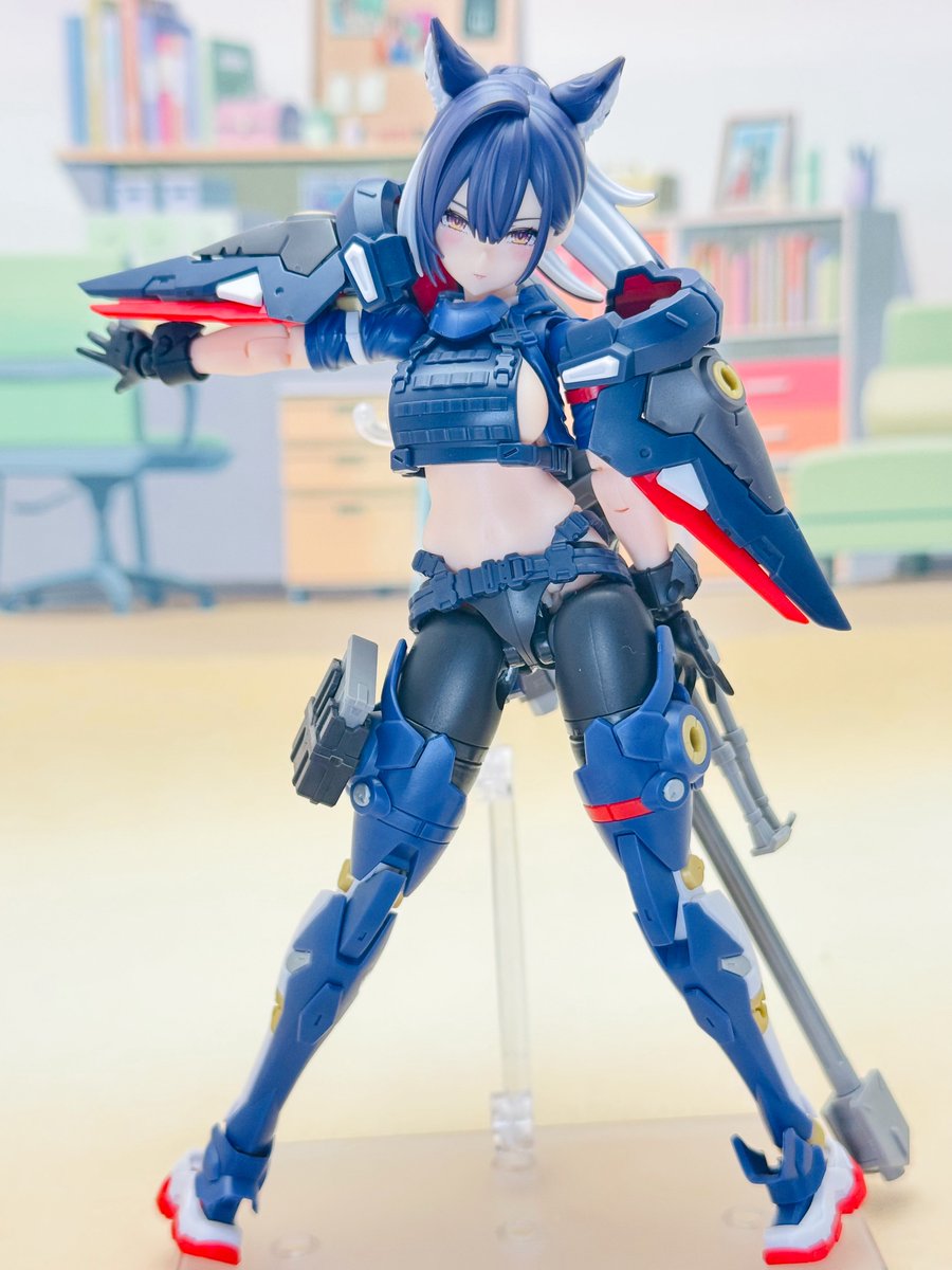gokiuwabaki's tweet photo. スコルちゃん組んだ！
ユグドラシルシリーズのほどよい軽装がやっぱかっこよい✨✨お顔もぐるぐる目の苦労人ポジ感が超かわいい…!😍😍 https://t.co/PgrPRIVV1n
