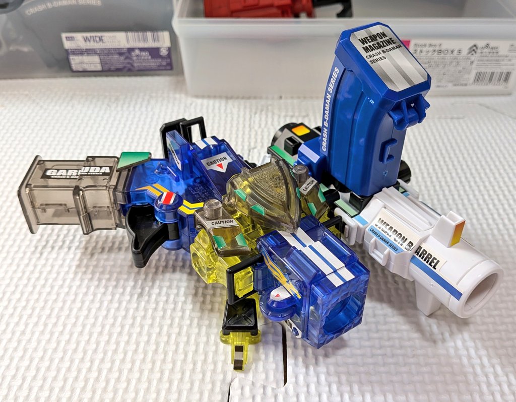 実は マッハガルーダ超連射セットのクリアカラー版 買い戻せました