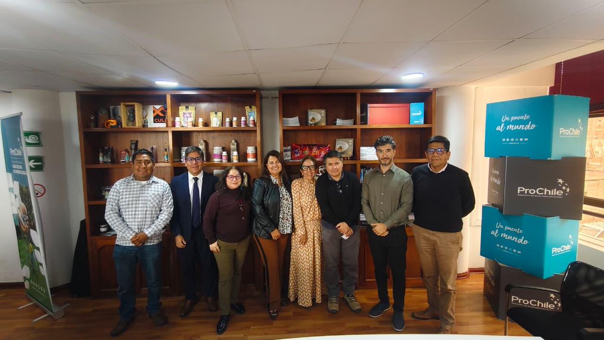 ProChile's tweet photo. Se realizó el Consejo Regional Exportador de Arica y Parincota

Este espacio de intercambio de experiencias desarrollado por ProChile, permite que las empresas exportadoras trabajen articuladamente y contribuyan a la construcción de una estrategia regional de internacionalización https://t.co/d5TGFvxaRT