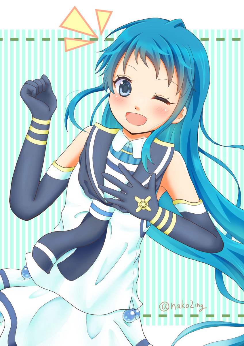 五月雨ちゃんおめでとう🎉 今年は過去絵の再掲でお祝いさせてください