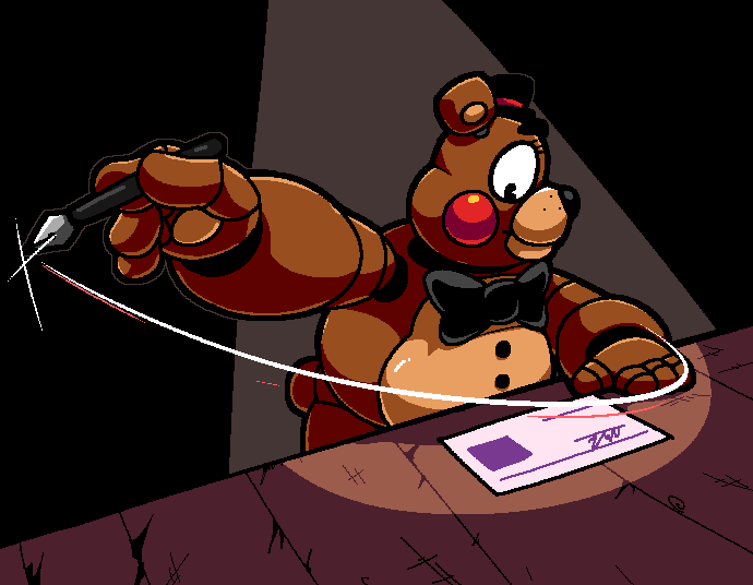 GameBearFrickin's tweet photo. ...Off with his head by this pen. https://t.co/KgddVBHeF3