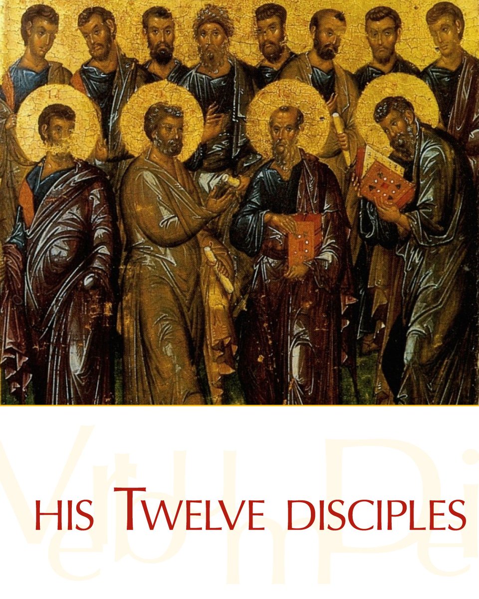 VaticanNews's tweet photo. Gospel of the Day (Matthew 10,1-7)

Jesus summoned his Twelve disciples and gave them authority over unclean spirits to drive them out and to cure every disease and every illness.
The names of the twelve apostles are these: first, Simon called Peter, and his brother Andrew; James, the son of Zebedee, and his brother John;
Philip and Bartholomew, Thomas and Matthew the tax collector; James, the son of Alphaeus, and Thaddeus;
Simon the Cananean, and Judas Iscariot who betrayed him.
Jesus sent out these twelve after instructing them thus, "Do not go into pagan territory or enter a Samaritan town.
Go rather to the lost sheep of the house of Israel.
As you go, make this proclamation: 'The kingdom of heaven is at hand.'"

https://t.co/bzpiPewpgV