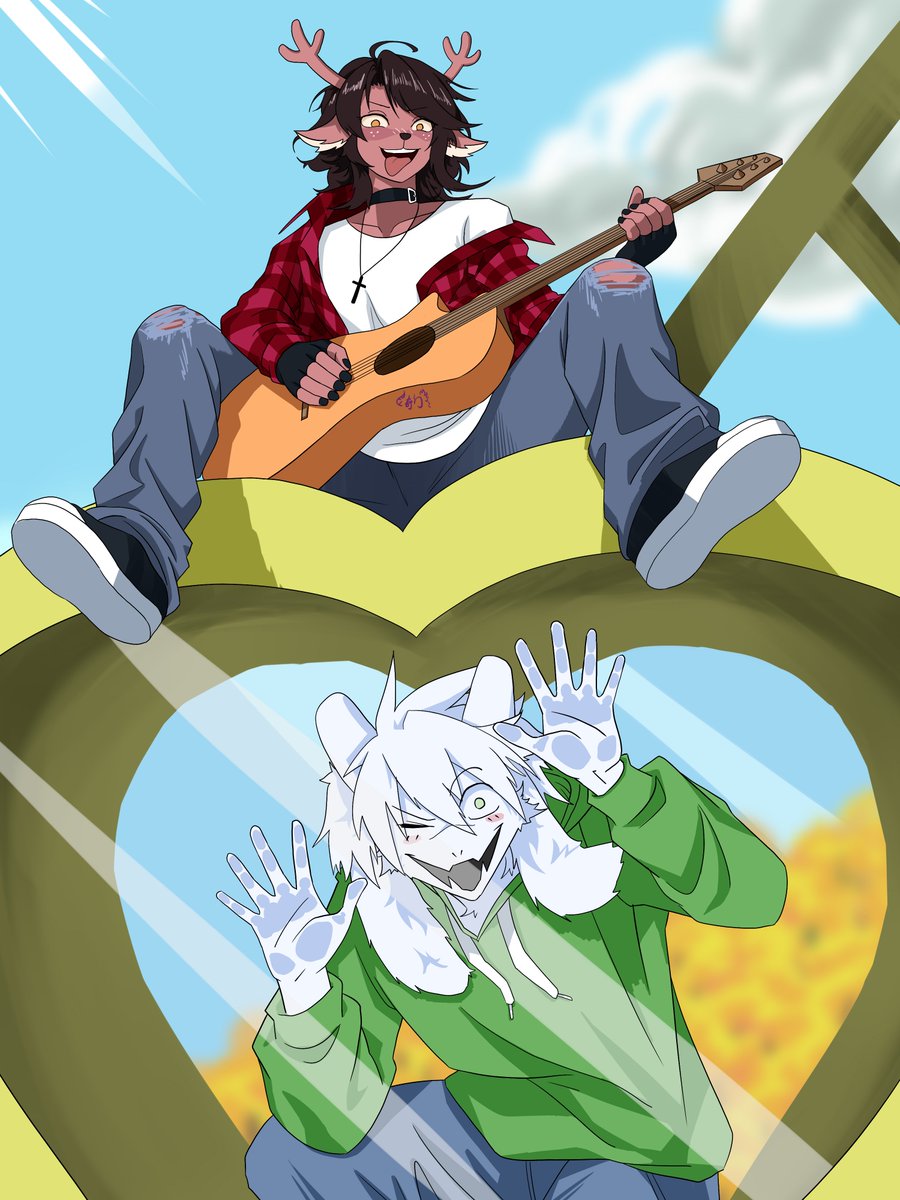 QhDado's tweet photo. Dess and Asriel designed by @Heartbreak_Juan 
#dess #deltarune #asriel #dessriel https://t.co/SBRE40Vi8h