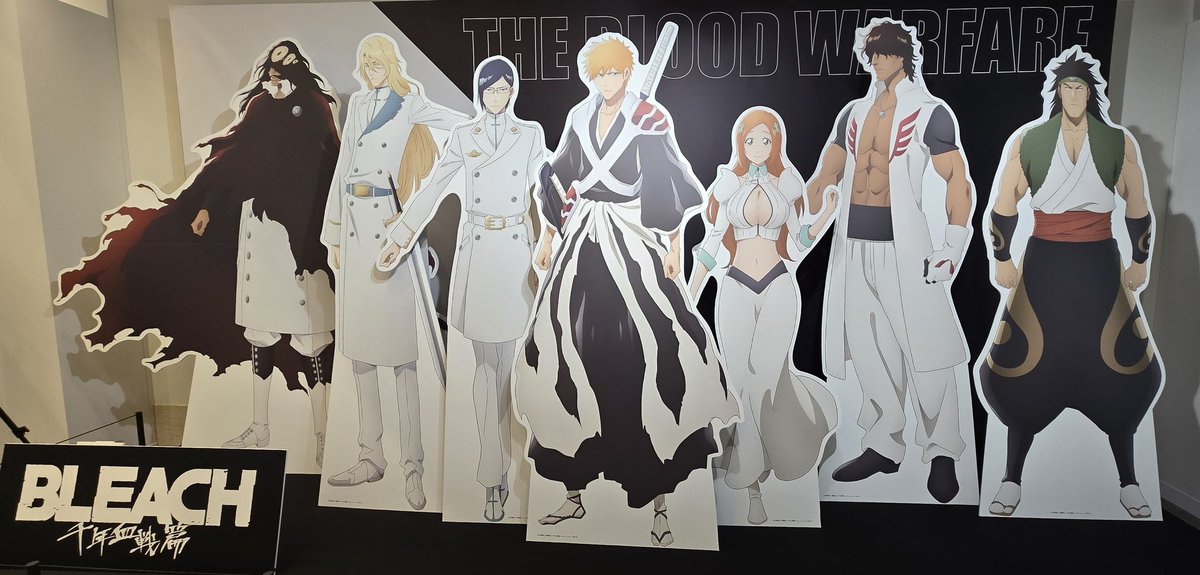 70_Ki's tweet photo. 子がこの間アニステで展示見て、期間限定ゆーちゅうぶで今見れるから、いきなり千年血戦篇から見始めちゃってるんですよ、明日14話～見るんですが期間限定いつまでなんですかね、全部見られるかな https://t.co/iqZdOQWt7h