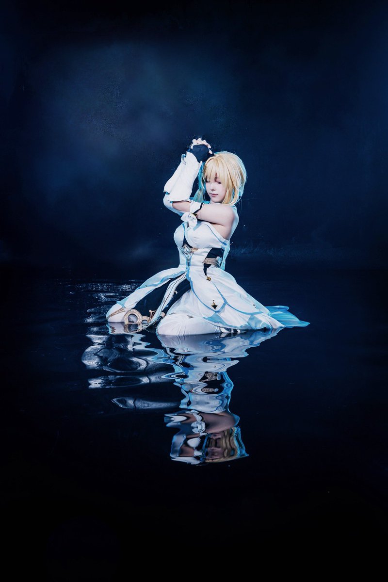 denki_yama_'s tweet photo. 原神 / Cosplay
 ︎︎
 ︎︎　　　　　　　  祈り ＿＿ ⟡.·*.
 ︎︎
 ︎︎
 #第2回コスプレ水撮影研究交流会 https://t.co/UFVZbpCH8W