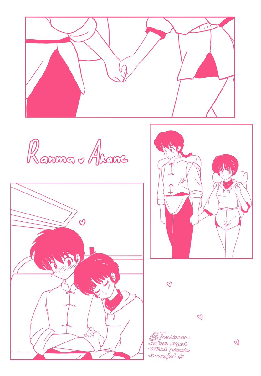 Tachidraws_'s tweet photo. Akane and Ranma going home after Ryugenzawa https://t.co/nrJNzXpaF8