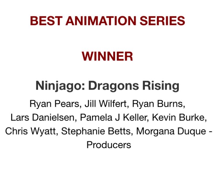 ninjaman285's tweet photo. LETS GO!!! Ninjago Dragons Rising has won best animation series at this year’s Leo Awards! 🎉 https://t.co/K8UaE3GKcK