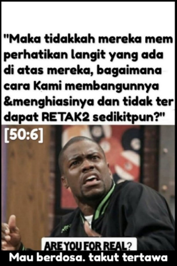 Sentjoko's tweet photo. LANGIT &amp; LANGIT-LANGIT

~Bila membaca buku klenik tanpa memahami maknanya, maka akan menjadi orang beriman.

~Bila membaca buku klenik dengan memahami maknanya, maka akan menjadi orang Kafir dan menertawakan🤣 https://t.co/MmhddvR6TR