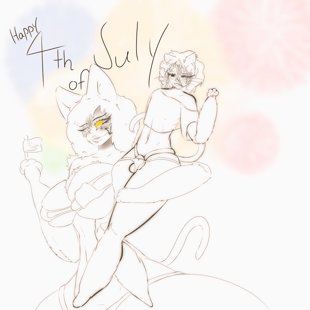 Phucett's tweet photo. Happy 4th of july!! 
(a little bit late but its bc im a bit busy -^-)

#nsfwㅤㅤ #nsfwtwtًً https://t.co/tbutXygFXw