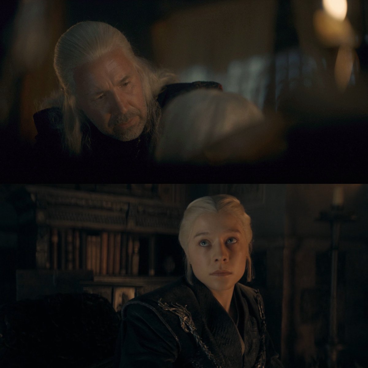 rhaenicentfiles's tweet photo. “Your father lived in a world of his own construction. You and I have never set foot there.”

“Viserys does not understand.” https://t.co/9D16Sc08hx
