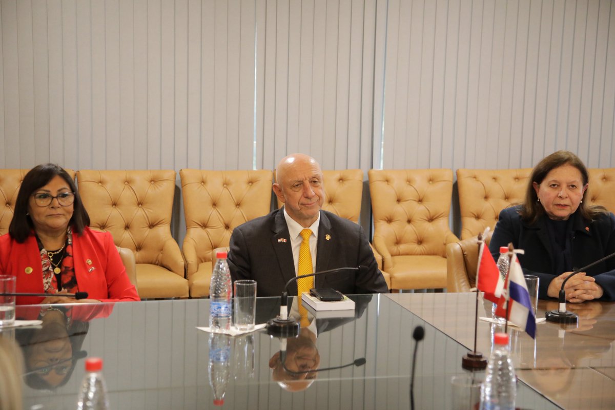SenadoresPy's tweet photo. @DionisioAmarill @lizarellapy @DerlisMaidanaPy El encuentro se realizó en la sala de reuniones "Paz del Chaco", 3er piso del #SenadoPy https://t.co/0fckGqdLQh