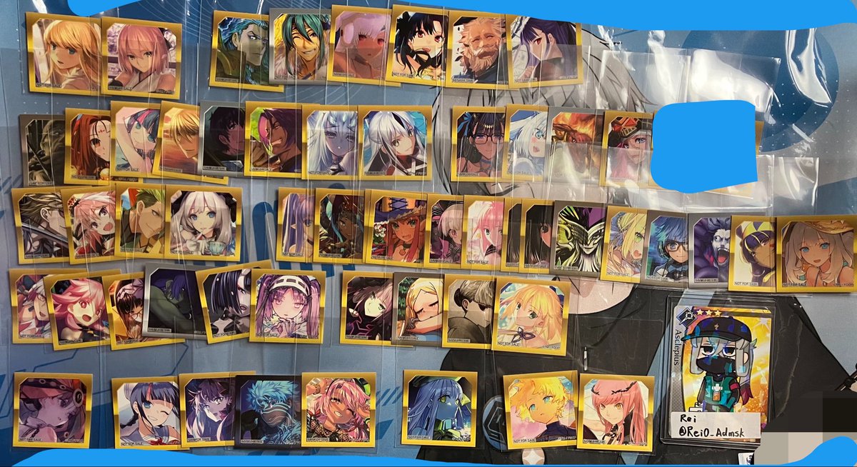 FGO 最終再臨展 ステッカー 大阪 入場特典 近藤勇 最終再臨展 選択画面風ステッカー 入場特典 交換 fgo 譲 写真 求(各1
