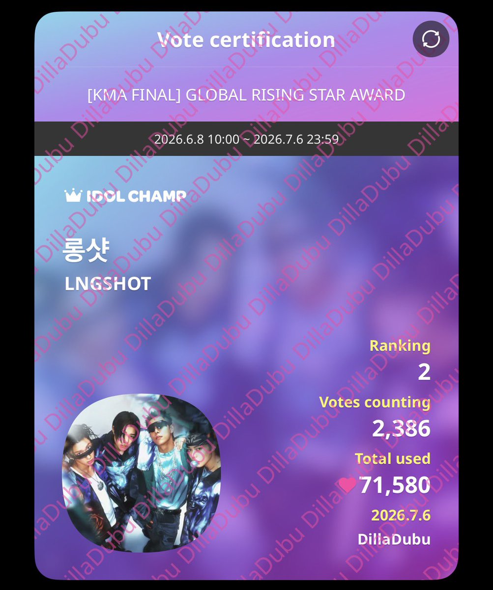 DiLLaDubu's tweet photo. ITS D-DAY!!!

Lets start dropping your votes shottie!

Anything for my kids 😭😭😭😭😭❤️❤️❤️❤️

Let’s win this award, and the next one, and the next one, and every award in the future🫶🫶🔥🔥🔥🔥

#롱샷_신인상_받아야겠습니다 
#AllShotsForLNGSHOT 
#ShottiesVotingLockdown
#lngshot https://t.co/W6lYZYQjcU