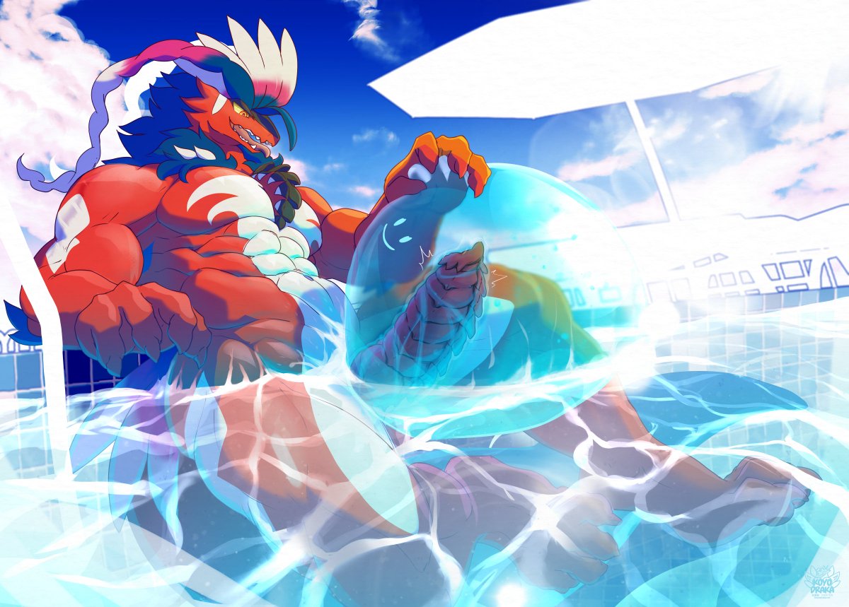 Draka_Arts's tweet photo. Koraidon x shiny Ditto slime https://t.co/ETckxeBtLk